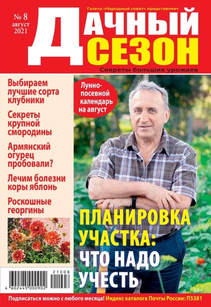 Дачный сезон №8, август 2021