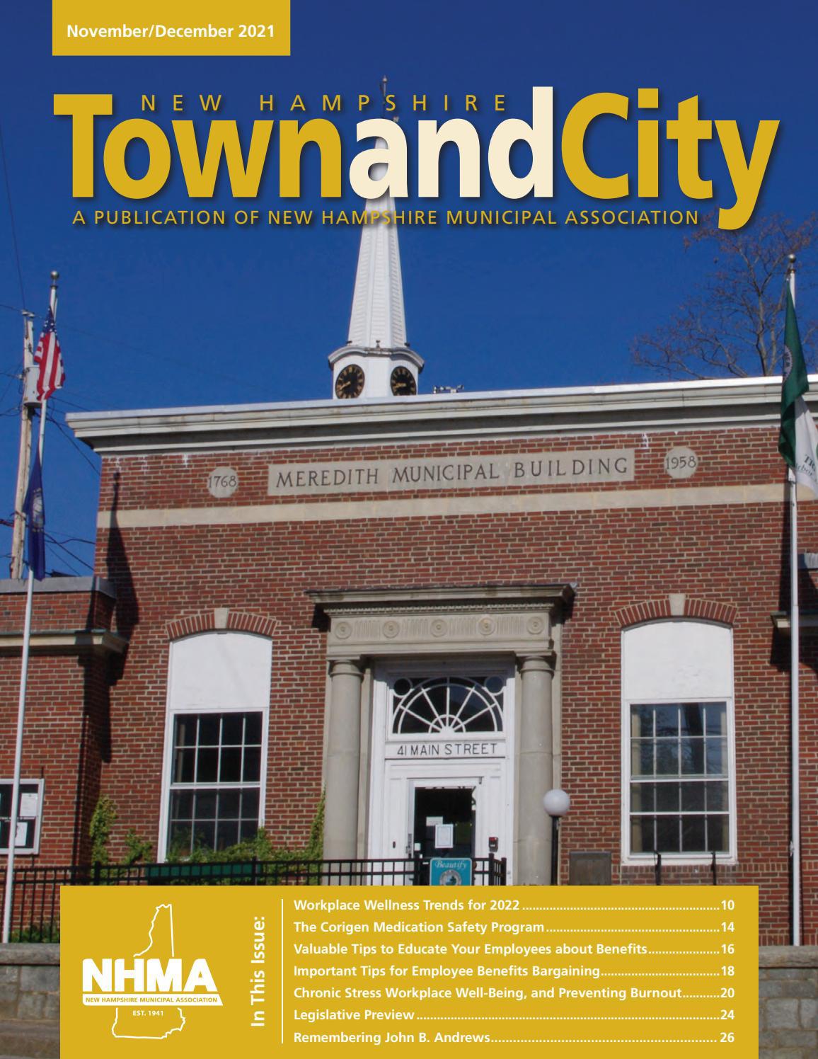 New Hampshire Town and City, November-December 2021