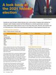 RHB Magazine October 2021 - 2021 Federal Election