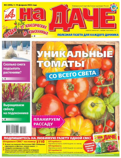 АиФ. На даче №3, февраль 2022