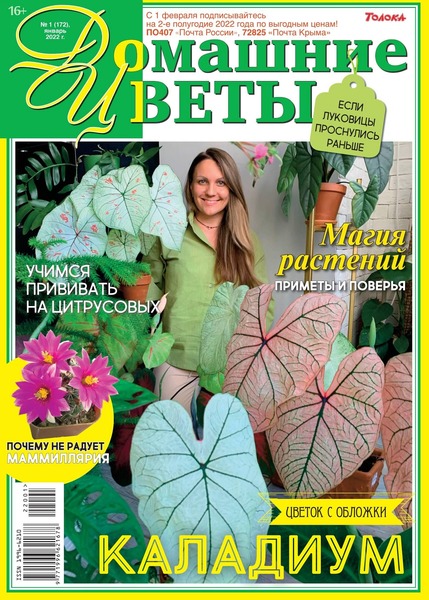 Домашние цветы №1, январь 2022