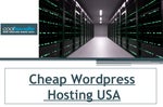 Cheap Wordpress Hosting USA