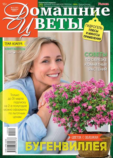 Домашние цветы №2, февраль 2019