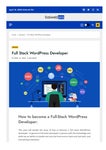 Full Stack WordPress Developer in India