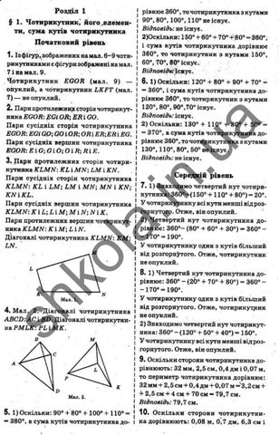 ГДЗ Геометрія 8 клас Істер 2016