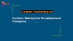 Why Custom Wordpress Development Company Succeeds