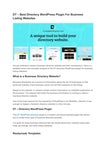 Best WordPress Business Directory Plugins