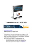 30 WordPress Tips You Can Use Today