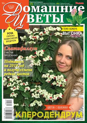 Домашние цветы №10, октябрь 2018