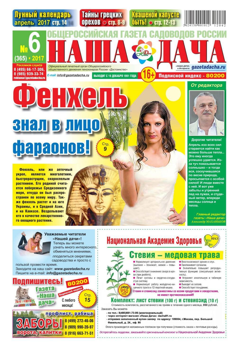 Наша дача №6, апрель 2017