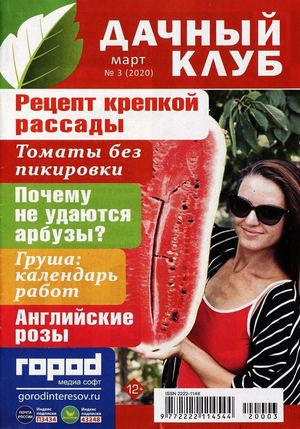Дачный клуб №3, март 2020